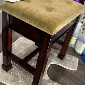 Bombay Company Brown Wooden Stool